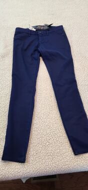 express jeans womens size 6r legging low rise stretch denim blue